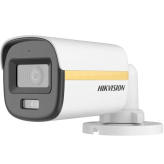 Camera de Supraveghere Bullet Hikvision DS-2CE10DF3T-LFS, 2MP, ColorVu, Smart...