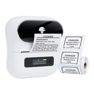 Imprimanta portabila de etichete Phomemo M220 (alb)