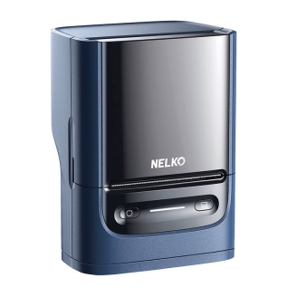 Imprimanta termica de etichete Nelko PM220 (albastru)