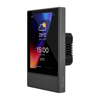 Panou de control inteligent WiFi SONOFF NSPanel (negru, 120mm)