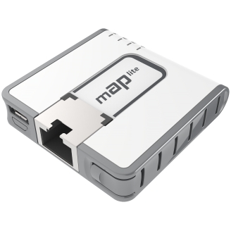 MikroTik mAP lite, Access point, RBmAPL-2nD, 2x2 MIMO, 2,4GHz, 1x RJ45 100Mb/s