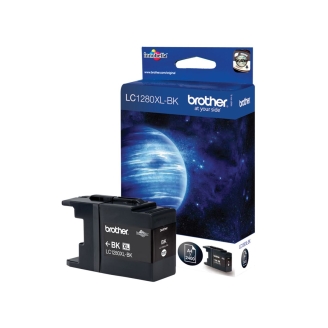 Cartus Cerneala Original Brother Black, LC1280XLBK, pentru DCP-J525, J725,...