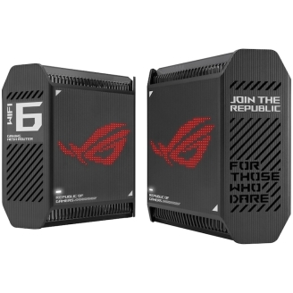 Sistem Wi-Fi Mesh Gaming ASUS ROG Rapture GT6 (B-2-PK), AX10000, Tri-Band,...