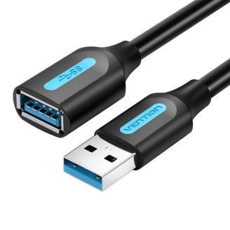 Cablu USB prelungitor Vention CBHBH, USB 3.2 gen 1 (T) la USB 3.2 gen 1 (M),...