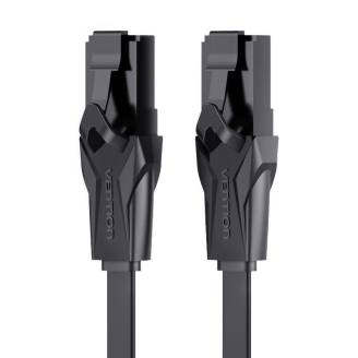 Patch Cord UTP Vention IBABL, Cat. 6, 10m, flat cable, conductor cupru -...