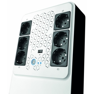 UPS Legrand MULTIPLUG 800, 800VA/480W, 6x German standard sockets, USB...