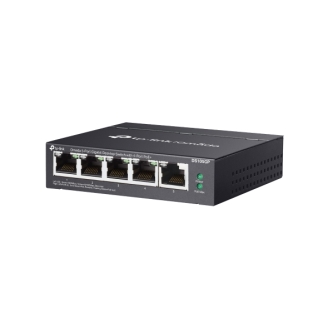 Switch TP-LINK Omada DS105GP, 5-Port Gigabit Unmanaged, cu 4-Port PoE+,...