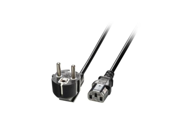 Cablu alimentare Schuko Lindy IEC C13 2m, "LY-30335" (timbru verde 0.18 lei)
