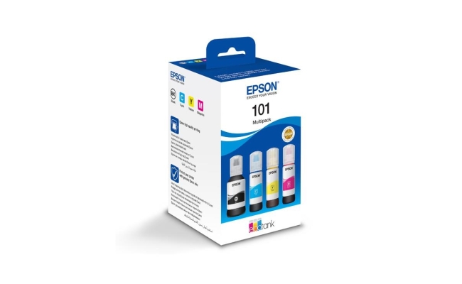 Combo-Pack Original Epson CMYK, nr.101, pentru L4150|L4160|L6160|L6170|L6190,...