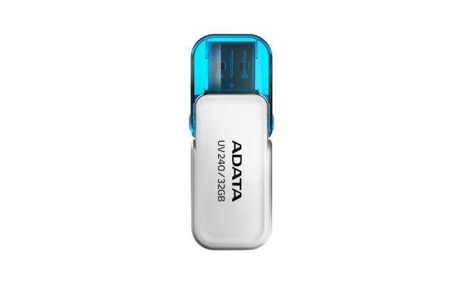 MEMORIE USB 2.0 ADATA, 64GB, alb "AUV240-64G-RWH" (timbru verde 0.03 lei)