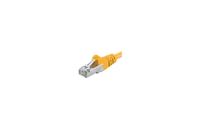 Patchcord SFTP RJ45-RJ45 Cat.6A, 1m, galben SFTP-6A-1-Y