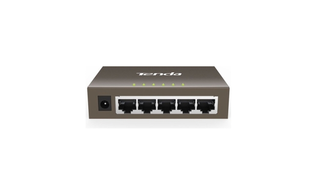 Switch TENDA TEG1005D, 5 porturi Gigabit, argintiu