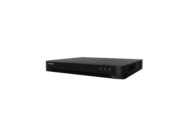 DVR Hikvision AcuSense 5MP 8CH, 2x HDDs pentru securitate