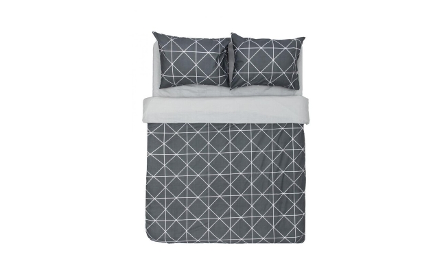 Lenjerie de pat dubla din 100% bumbac, hr-4bed-132-fay, densitate 132tc