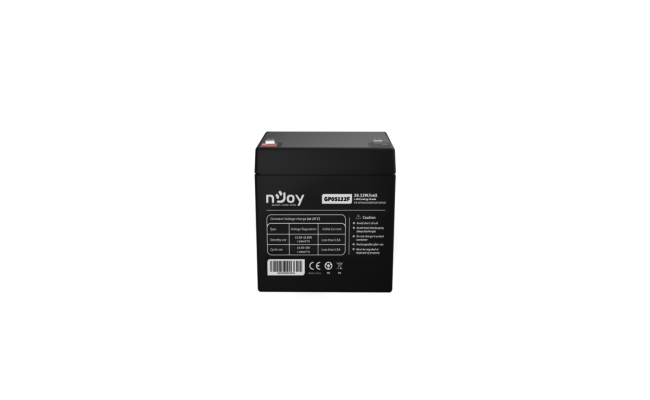 UPS- acumulatori Njoy GP05122F |  Baterie UPS | 12 V | 5 A | Borne F2 | 20 W...