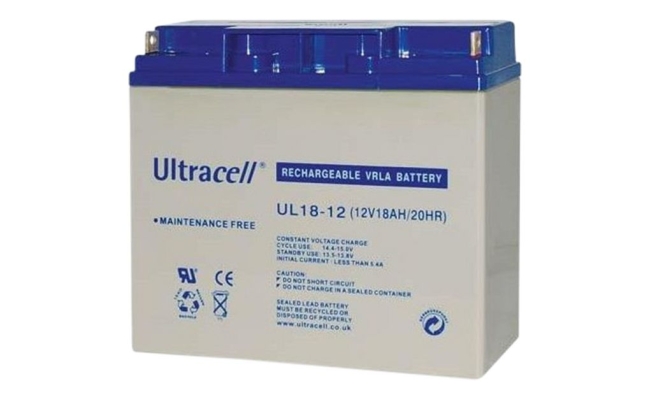 Acumulator UPS UltraCell UL18-12 - Sursa de alimentare fiabila de 12V 18Ah
