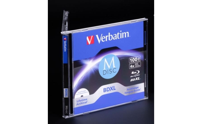 BD-R XL VERBATIM 100GB, viteza 4x, 1 buc, carcasa, printabil, 43834
