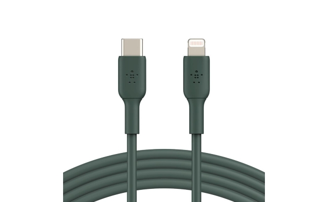 Belkin boost charge™ lightning to usb-c cable, 1m, midnight green