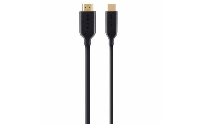 Belkin mini hdmi cable; high speed with ethernet 3m - gold connector