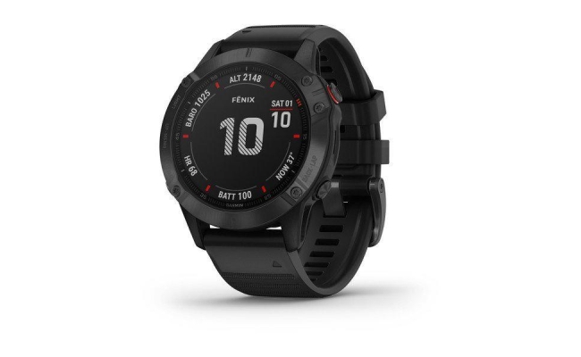 Ceas Smartwatch Garmin Fenix 6 PRO, GPS, Slate Gray w/Black Band