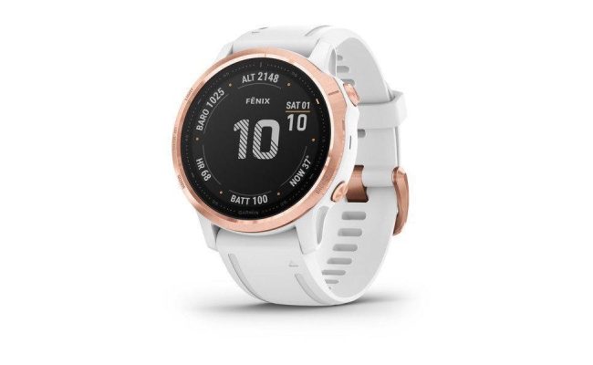 Ceas Smartwatch Garmin Fenix 6S PRO, GPS, Rose Gold
