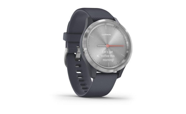 Ceas Smartwatch Garmin Vivomove 3S S/E EU Sport, Silver-Blue