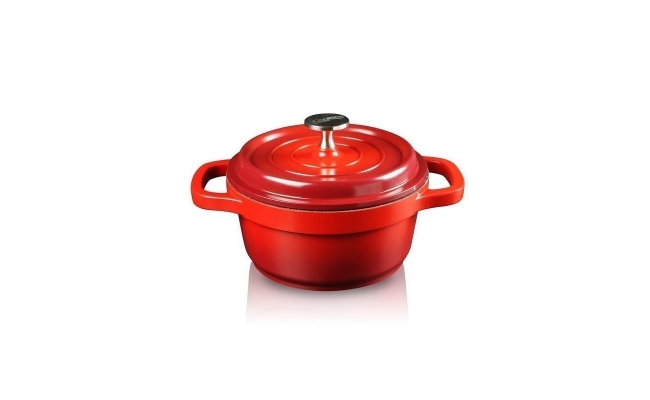 Cratita + capac, aluminiu, 16x7.5cm, 1.2 l, home chef
