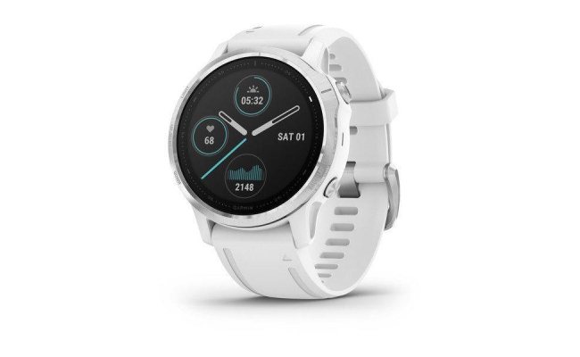 Fenix 6S Silver Alb Gorilla glass, memorie interna 64mb, Bluetooth, Garmin...