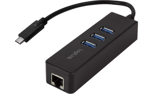Hub extern LogiLink UA0283 cu 3 porturi USB 3.0, conectivitate USB 3.2...