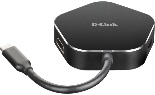 Hub USB D-Link DUB-M420 4-in-1, USB Tip C