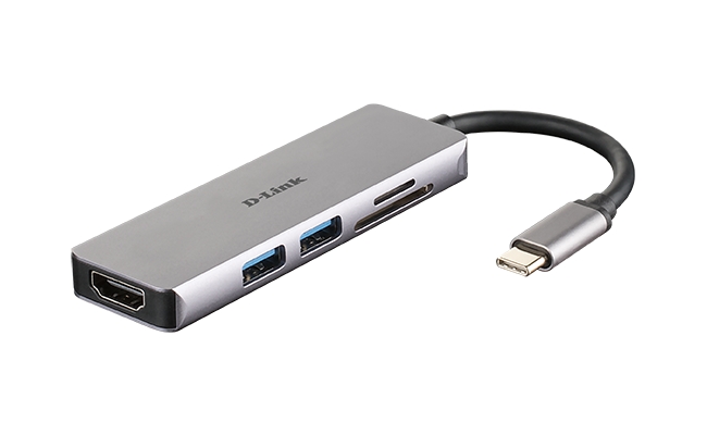 Hub USB D-Link DUB-M530 5-in-1 USB-C