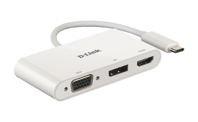 Hub USB D-Link DUB-V310 3-in-1 USB-C