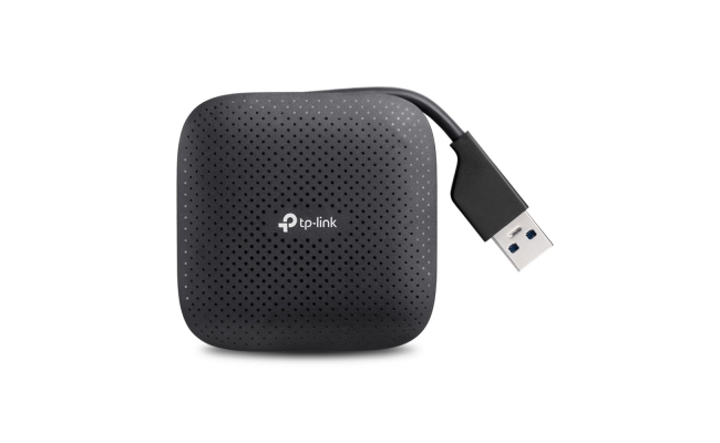 Hub USB TP-Link UH400, 4 porturi USB 3.0, negru
