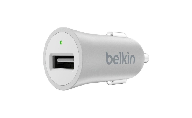 Incarcator auto universal belkin mixit up metalic, argintiu
