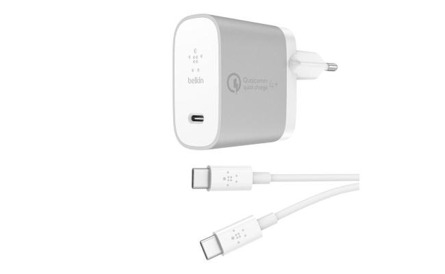Incarcator retea belkin, quick charge 4.0, usb type c, white