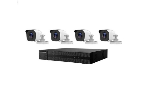 Kit de supraveghere Turbo HD Hikvision HWK-T4142BH-MP seria Hiwatch