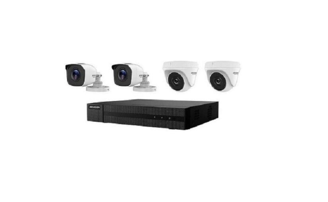 Kit de supraveghere Turbo HD Hikvision HWK-T4142MH-MP, seria Hiwatch