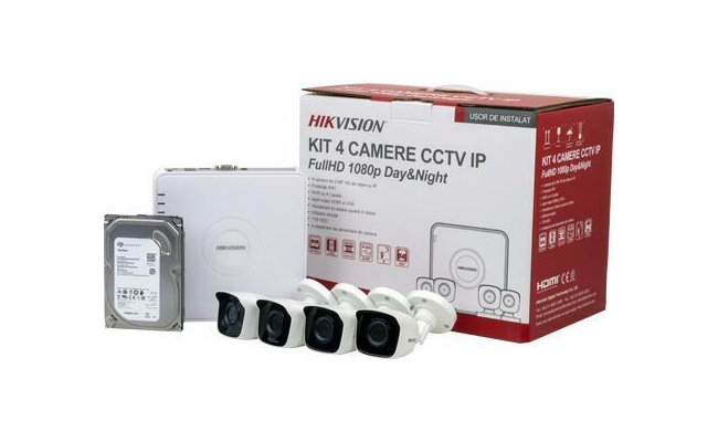 Kit supraveghere Hikvision IP NK42N0H-1T(SG) 2MP
