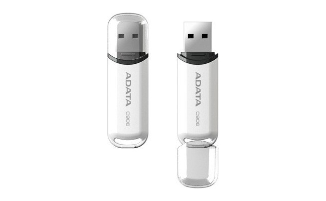 Memorie USB Flash Drive ADATA C906, 16GB, USB 2.0, alb