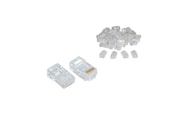 MUFA RJ-45 GEMBIRD pt. cablu UTP, Cat5e, RJ-45 (T), plastic, 50 buc,...