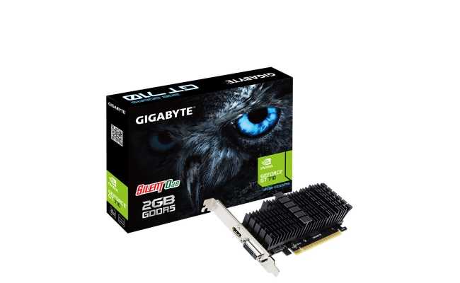 Placa video Gigabyte NVIDIA GeForce GT 710, GT710, 2GB GDDR5 (N710D5SL-2GL)