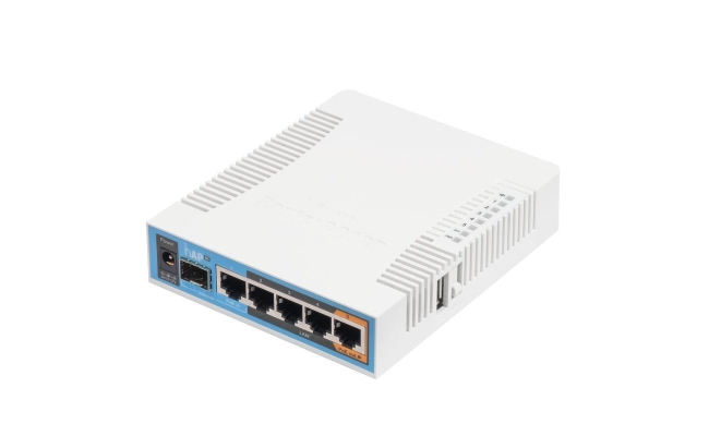 Router Mikrotik wireless RB962UiGS-5HacT2HnT, 1750 Mbps, porturi Gigabit x 4,...