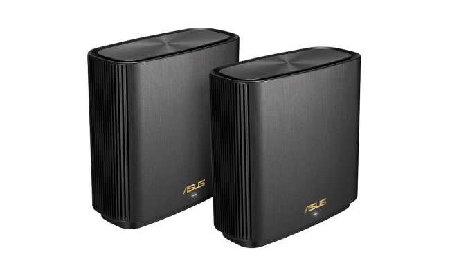 Router wireless ASUS Gigabit Mesh ZenWiFi, AX XT8, Wifi 6, Tri-Band, 2 pack...