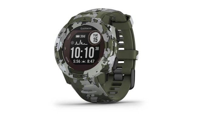 Smartwatch Garmin Instinct Solar Camo Edition GPS Watch Lichen Camo WW