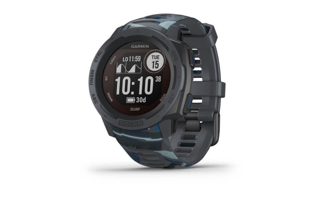 Smartwatch Garmin Instinct Solar Surf Edition GPS Watch Pipeline WW