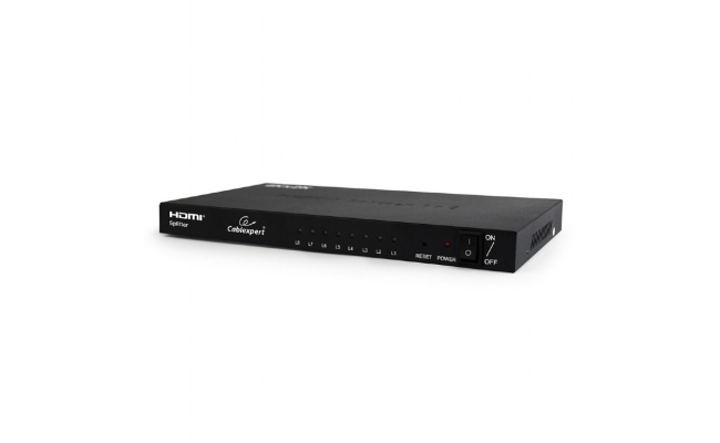 Splitter video Gembird DSP-8PH4-03, HDMI 8 porturi, negru