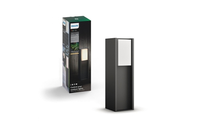 Stalp Philips Hue Turaco, E27, 9W (60W), 220-240V, IP44, lumina alba calda...