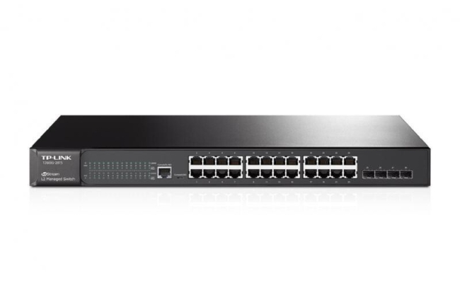 Switch tp-link t2600g-28ts(tl-sg3424), jetstream 24-port