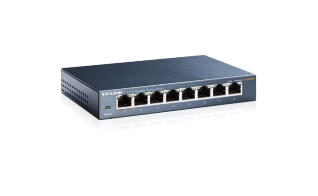 Switch TP-Link TL-SG108S, 8 port, 10/100/1000 Mbps
