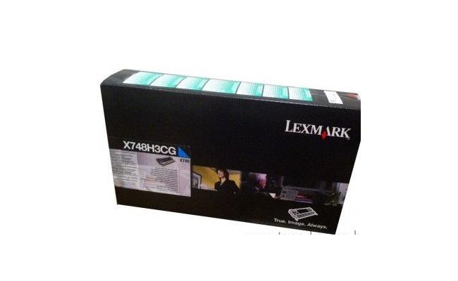 Toner Lexmark X748H3CG, cyan, 10 k, X748de , X748de Statoil ,X748de with...